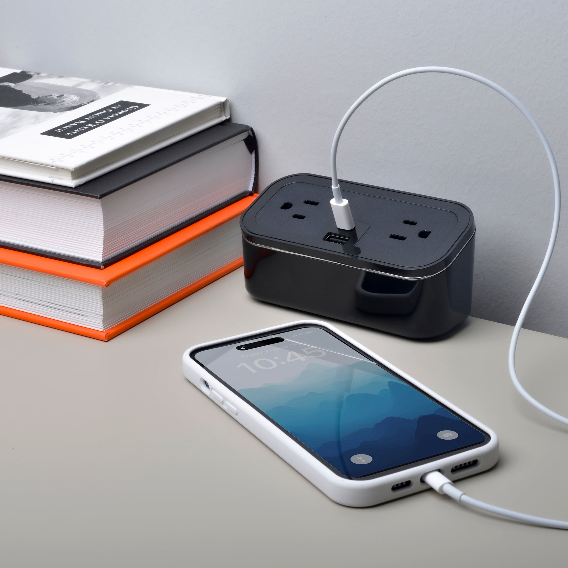 CubieMini Hotel Charging Hub with power outlets and usb ports