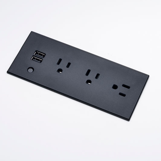 CubieMod built in furniture power outlets and usb ports