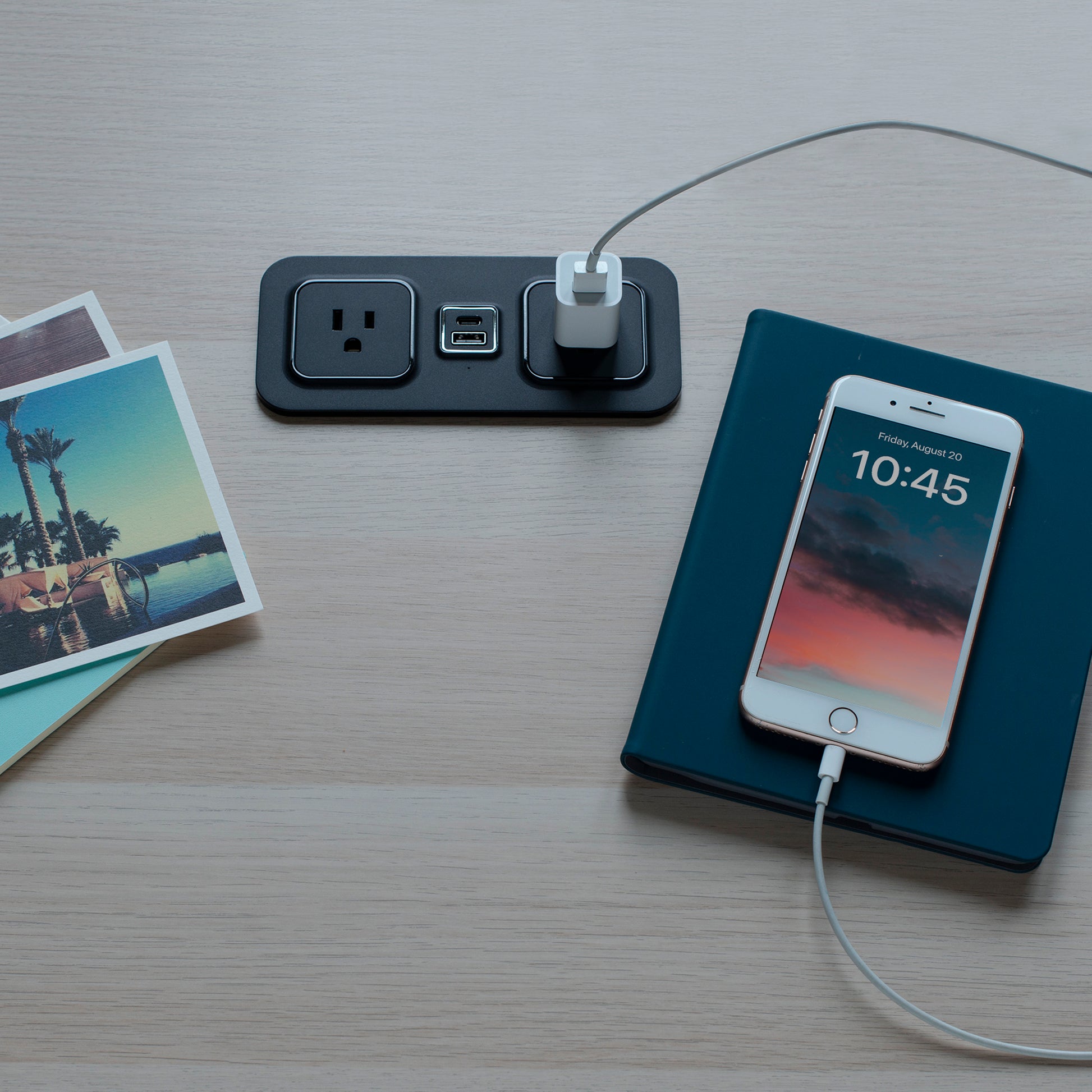 CubieMod build in furniture power outlets and usb ports