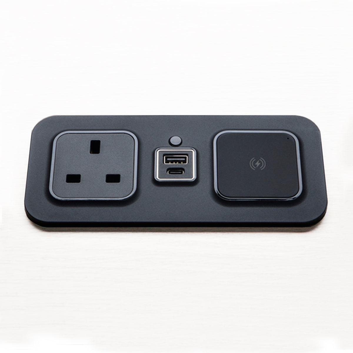 CubieMod Qi build in furniture power outlets, wireless charging and usb ports