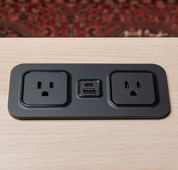 CubieMod build in furniture power outlets and usb ports