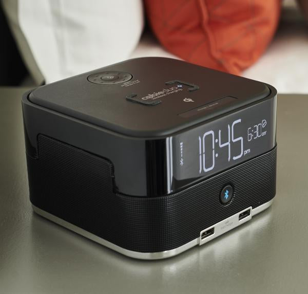 BrandStand BPECT CubieTime Alarm Clock Charger w/2 USB Ports and 2 Outlets