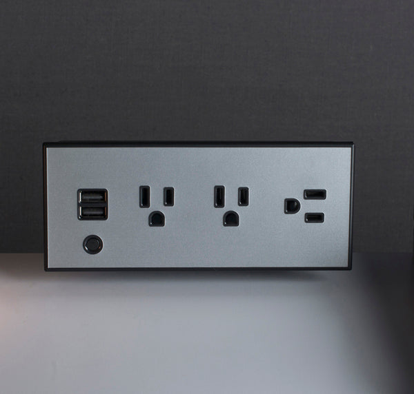 CubieDash Hotel Charging hub with bracket, power outlets and usb ports