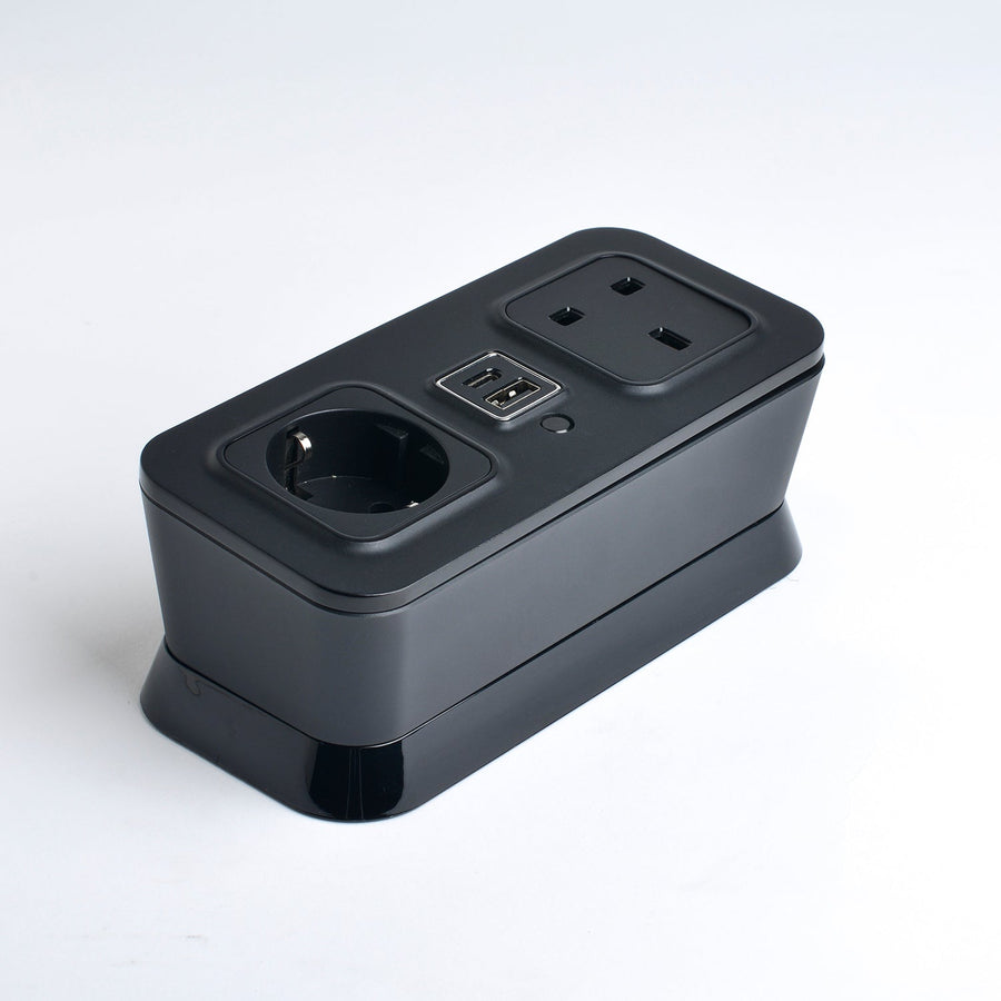 CubieMini Hotel Charging Hub with power outlets and usb ports