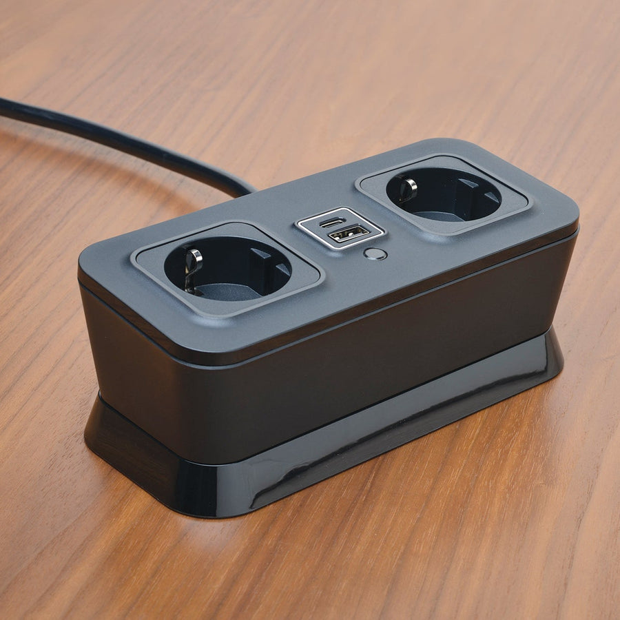 CubieMini Hotel Charging Hub with power outlets and usb ports