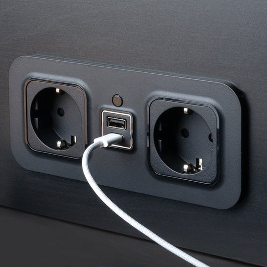 CubieMod build in furniture power outlets and usb ports