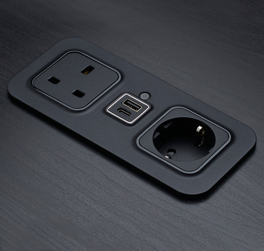 CubieMod build in furniture power outlets and usb ports