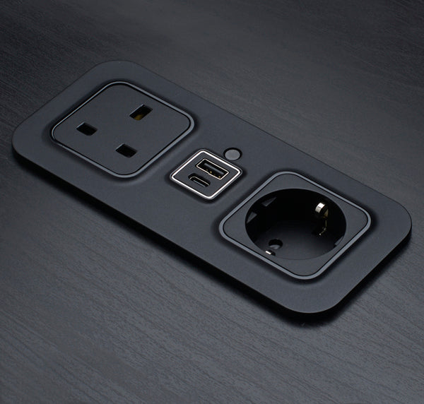 CubieMod build in furniture power outlets and usb ports