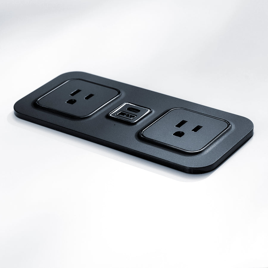 CubieMod build in furniture power outlets and usb ports
