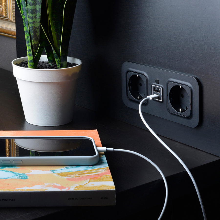 CubieMod build in furniture power outlets and usb ports