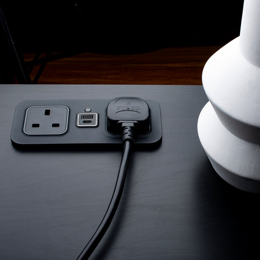 CubieMod build in furniture power outlets and usb ports