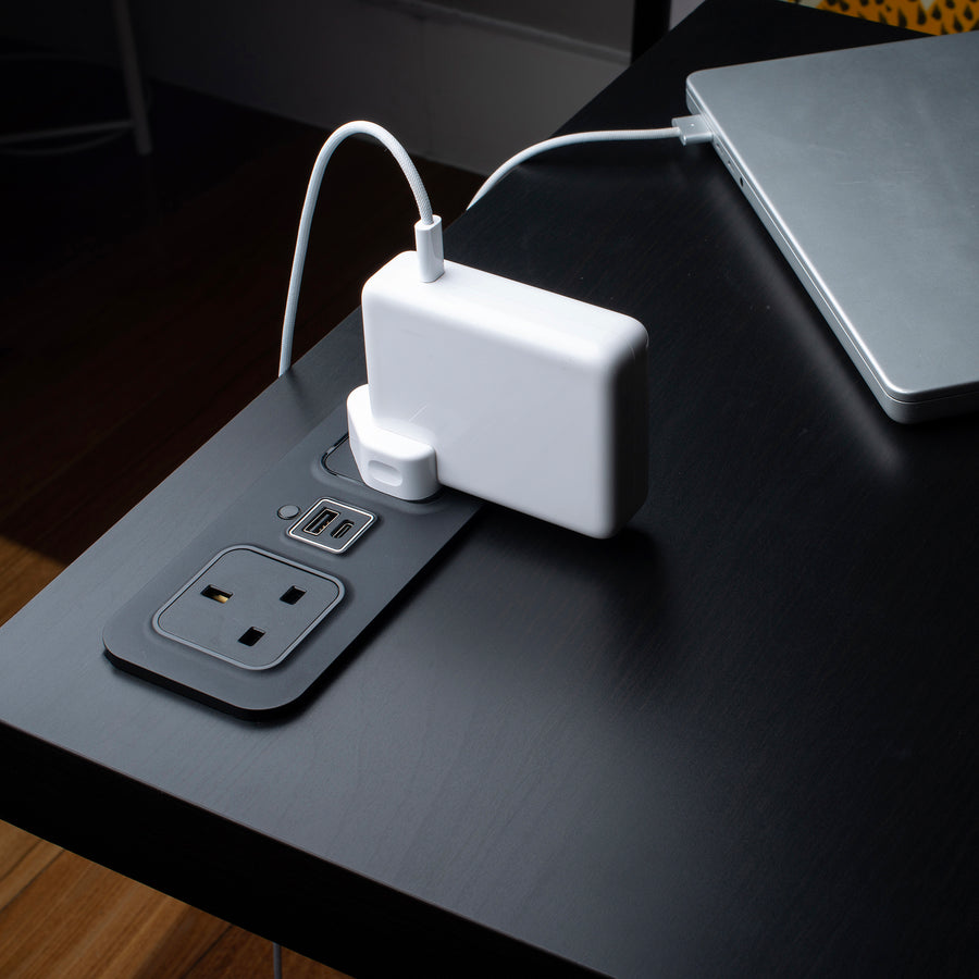 CubieMod build in furniture power outlets and usb ports