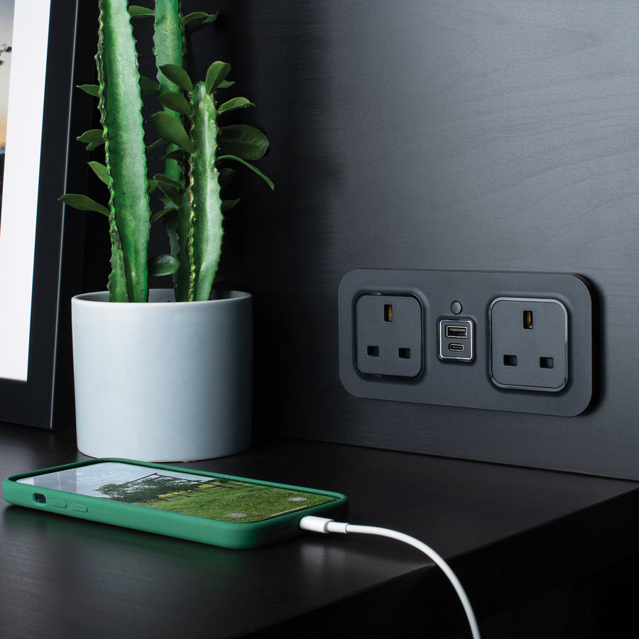 CubieMod build in furniture power outlets and usb ports