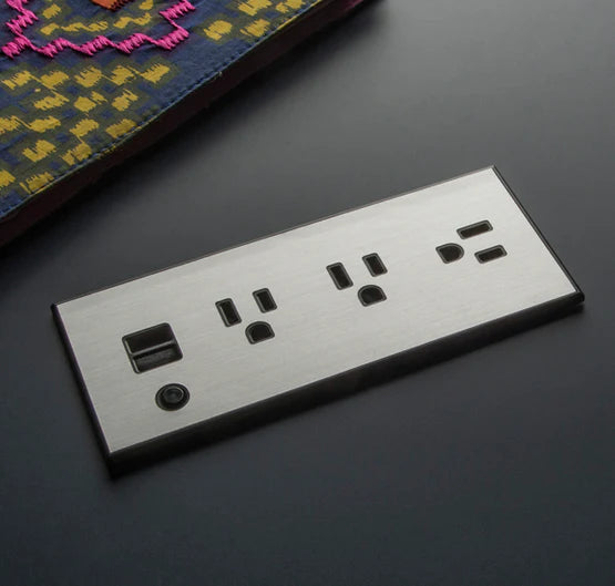 CubieMod built in furniture power outlets and usb ports