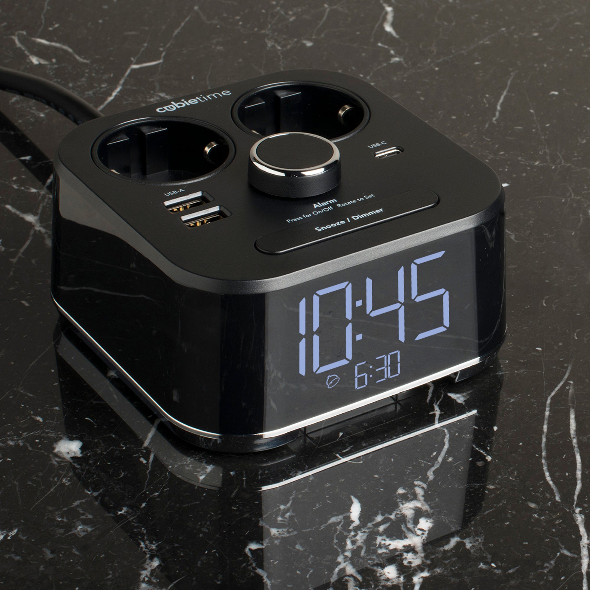 CubieTime Everyone Loves this Alarm Clock & Charger in One
