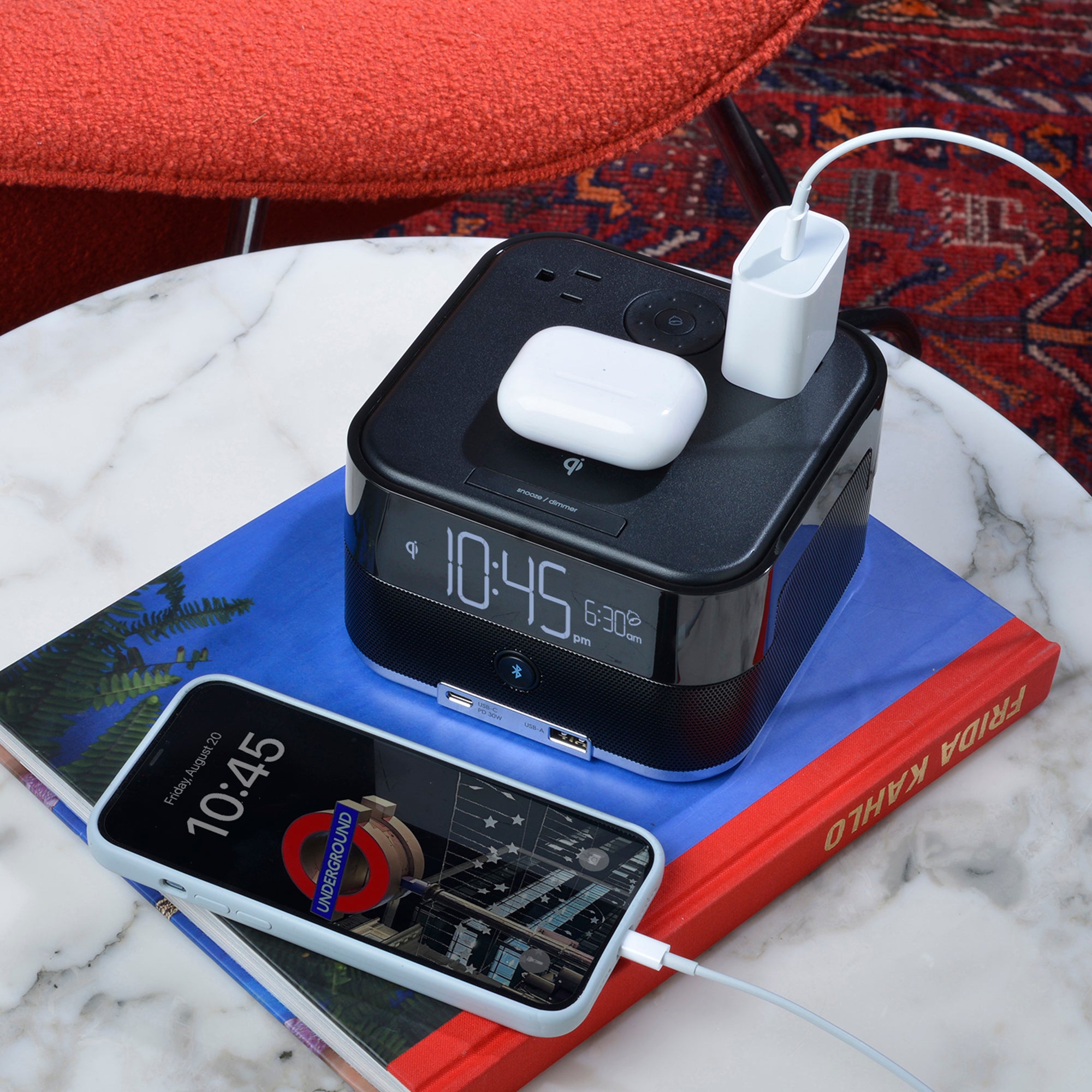 The CubieTrio+ Alarm Clock, Qi Wireless Charging and Bluetooth