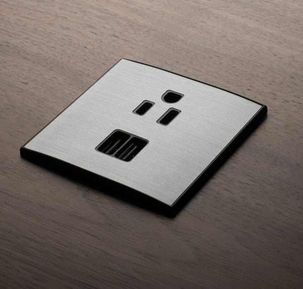 CubiePod build in furniture power outlet and usb ports